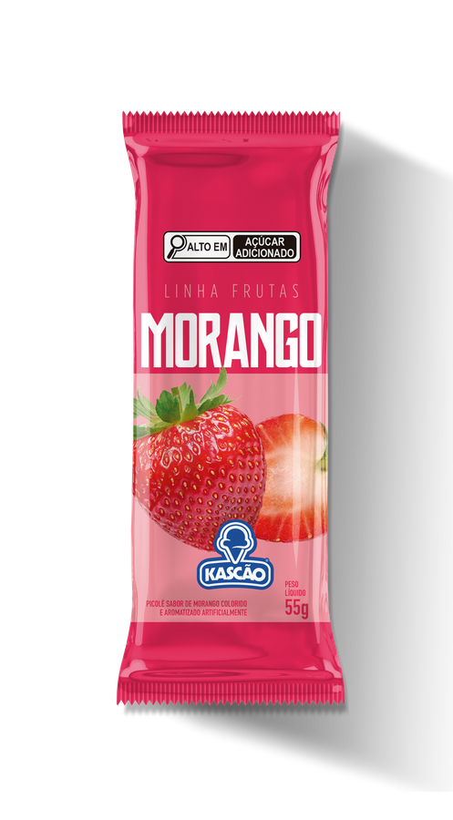 Picolé Frutas Morango